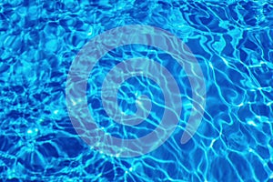 Blue Ripple Water Background,Â Swimming Pool Water Sun Reflection
